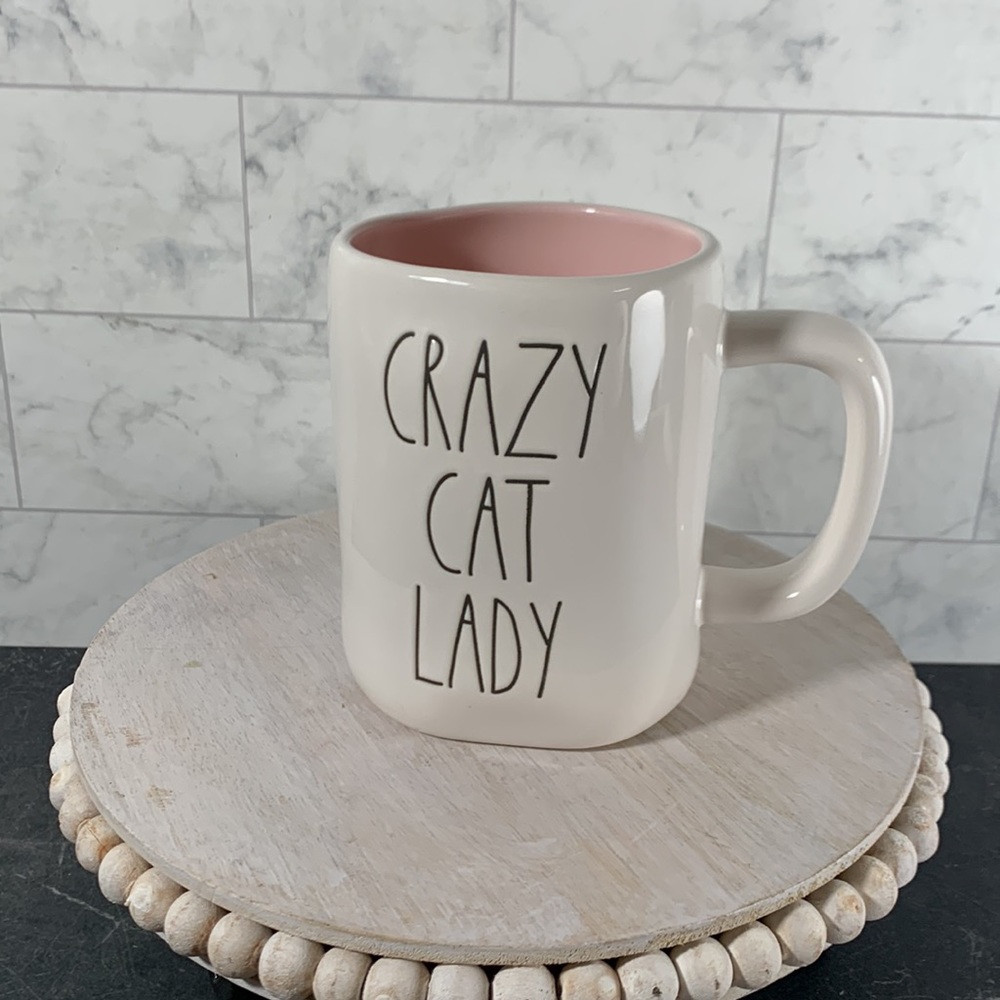 NWT Rae Dunn CRAZY CAT LADY mug - Picture 2 of 4